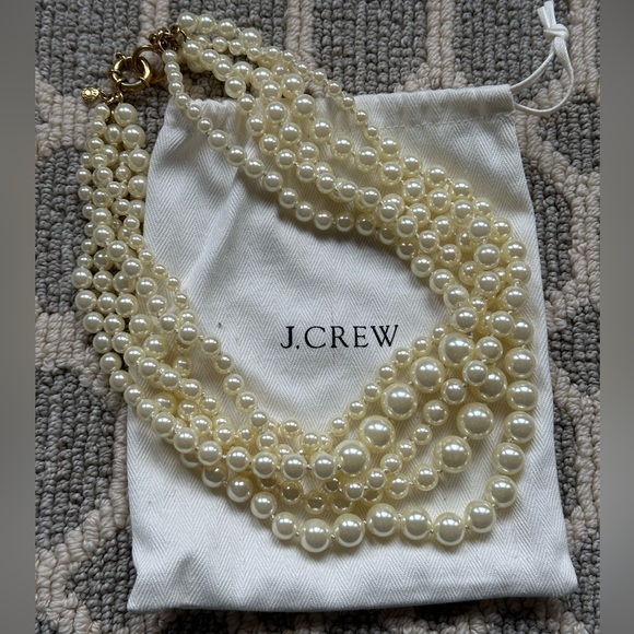 J. Crew Twisted Pearl Hammock Necklace - Picture 6 of 6